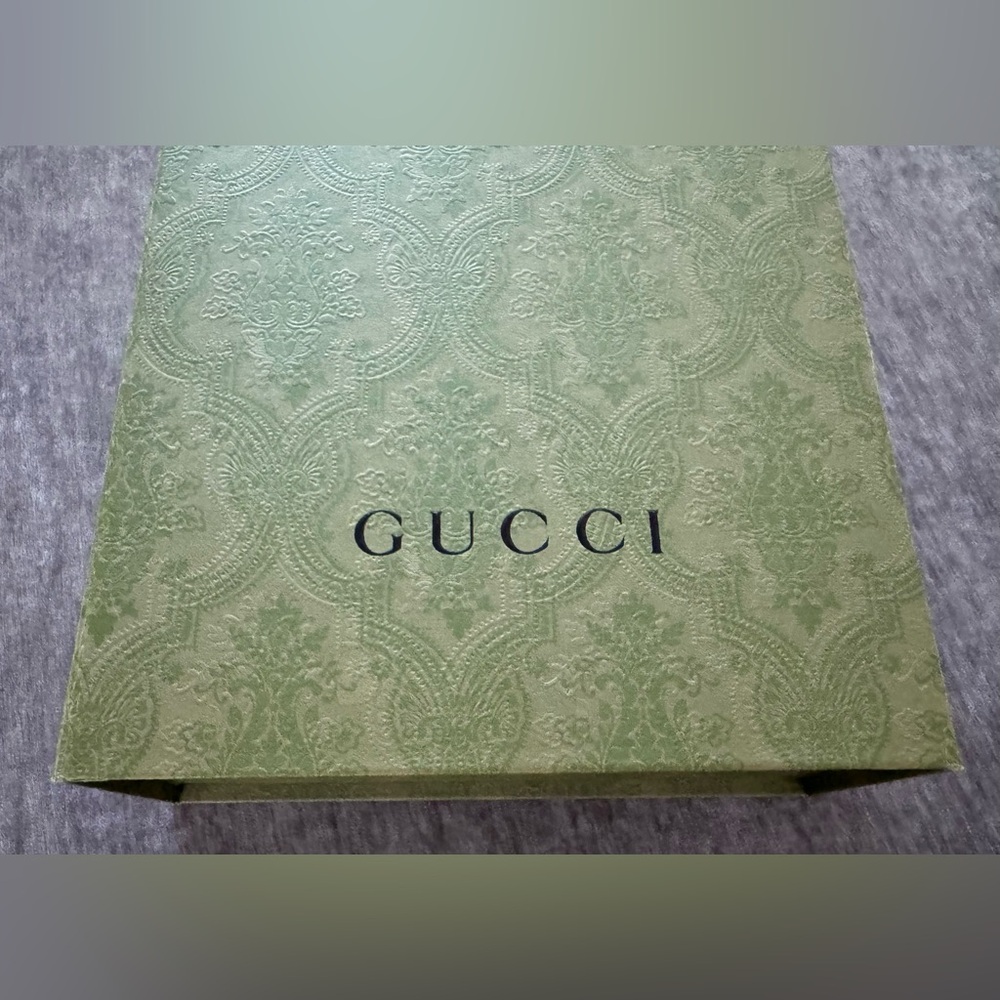 Gucci Beige GG Canvas Belt with Silver Interlocking G Buckle - Picture 5 of 6
